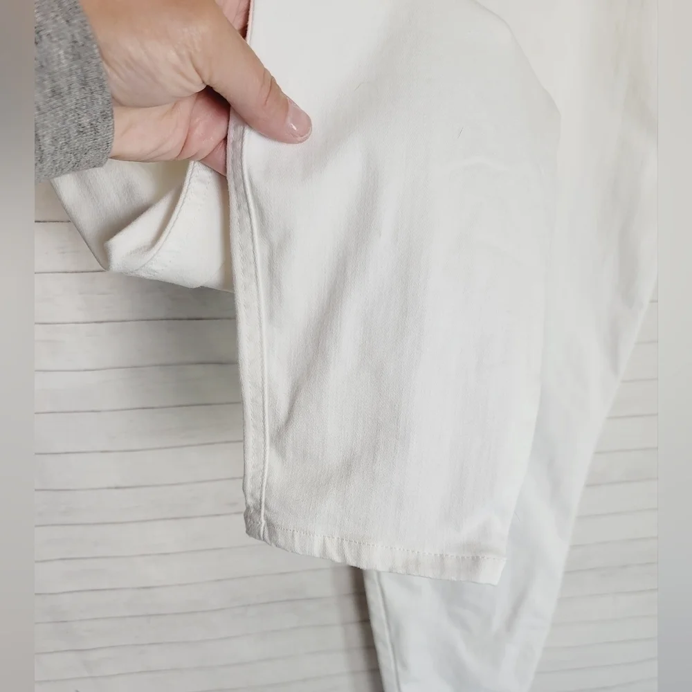 SPANX Ankle Skinny Jeans in White, sz 1x